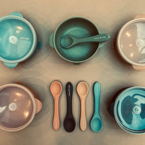 On-The-Go Silicone Suction Bowl With Lid & Spoon